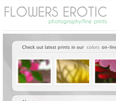 Flowers Erotic - photography/fine prints.